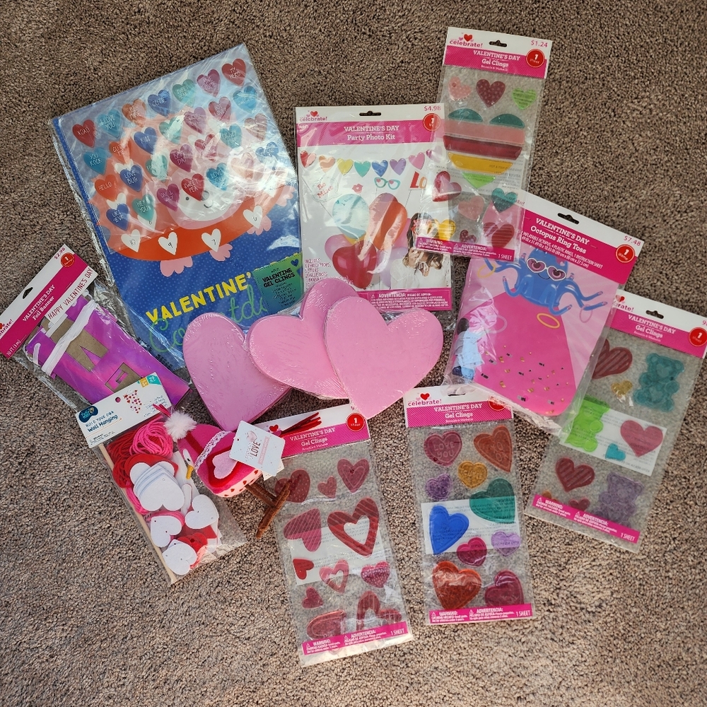 Valentine's Day Party, Activity, Decorations Bundle
